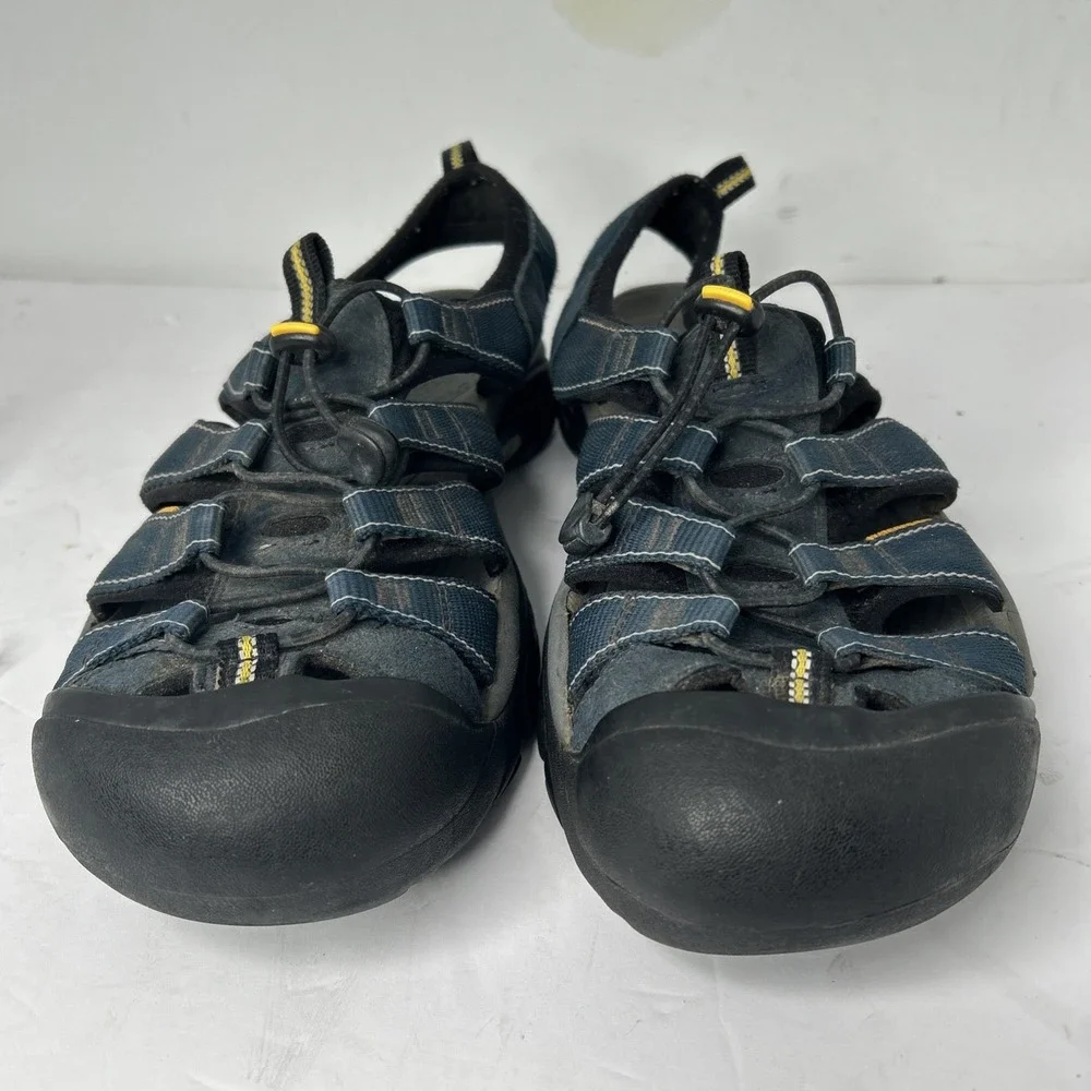 Men's KEEN Newport H2 WP Waterproof Sandals Trail Shoes Size US Sz 12  Navy/Gray